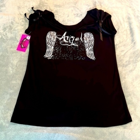 demi loon Tops - 𝅺demi Loon Angel short Sleeve Shirt